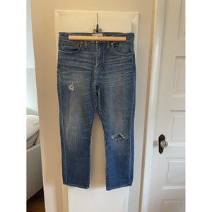 Madewell straight crop jeans